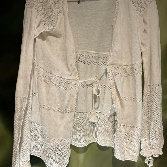 ODD MOLLY White Crochet Cardigan - Picture 2 of 9